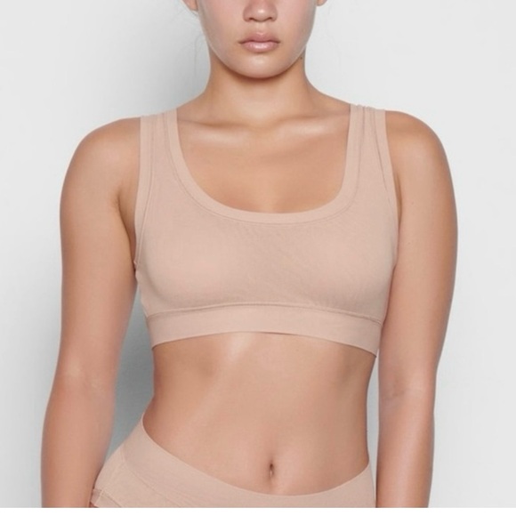 Skims Summer Mesh Scoop Neck Bralette Size Small - Picture 7 of 8